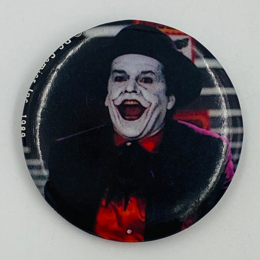 Batman '89 Laughing Joker pinback button (1989)