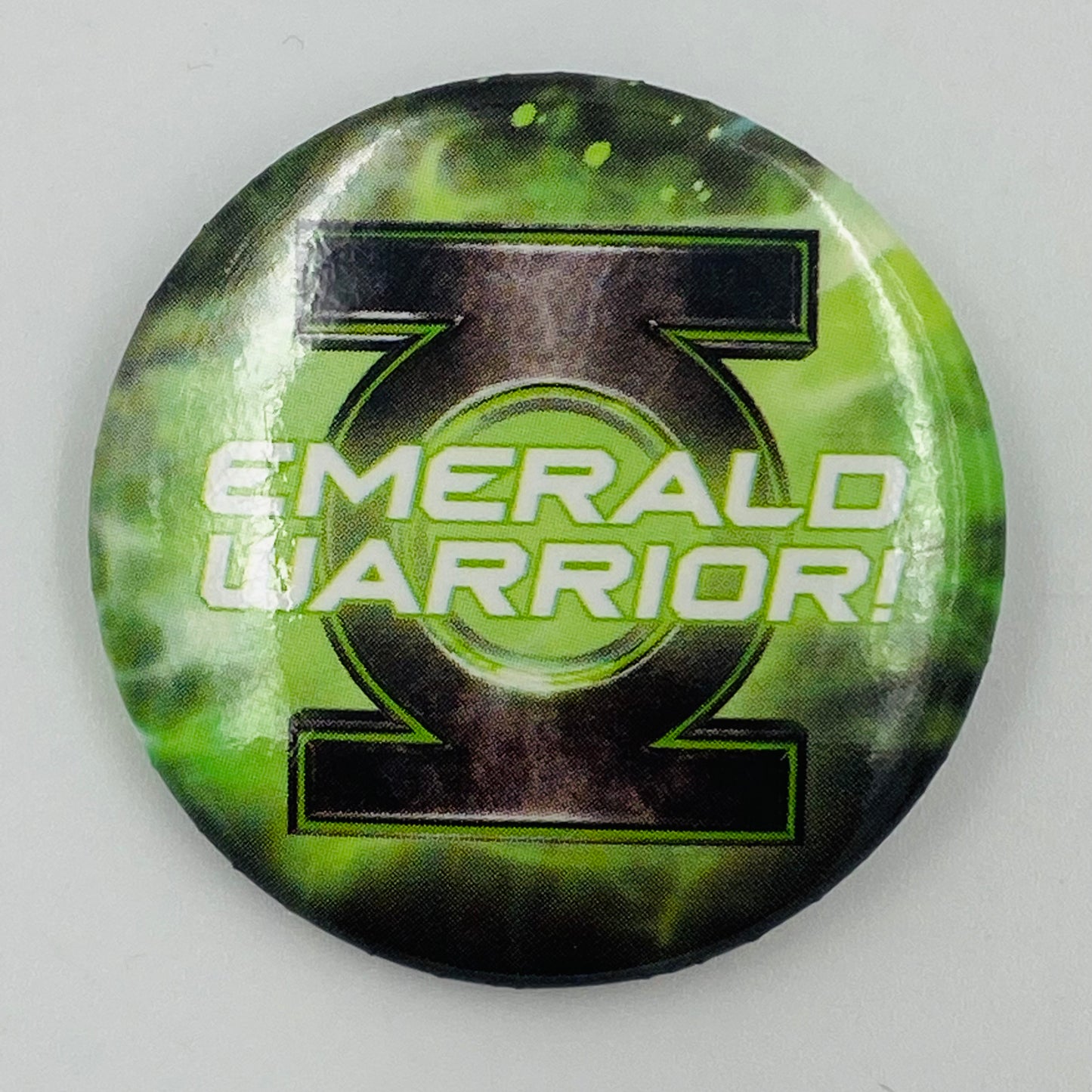 Green Lantern Emerald Warrior! promo pinback button (2011)