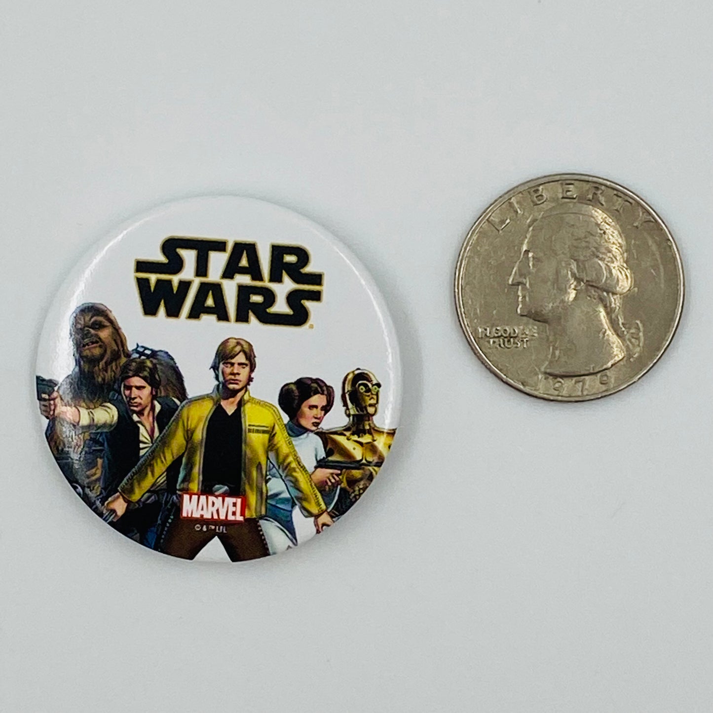 Star Wars by John Cassidy promo pinback button (2015) Marvel