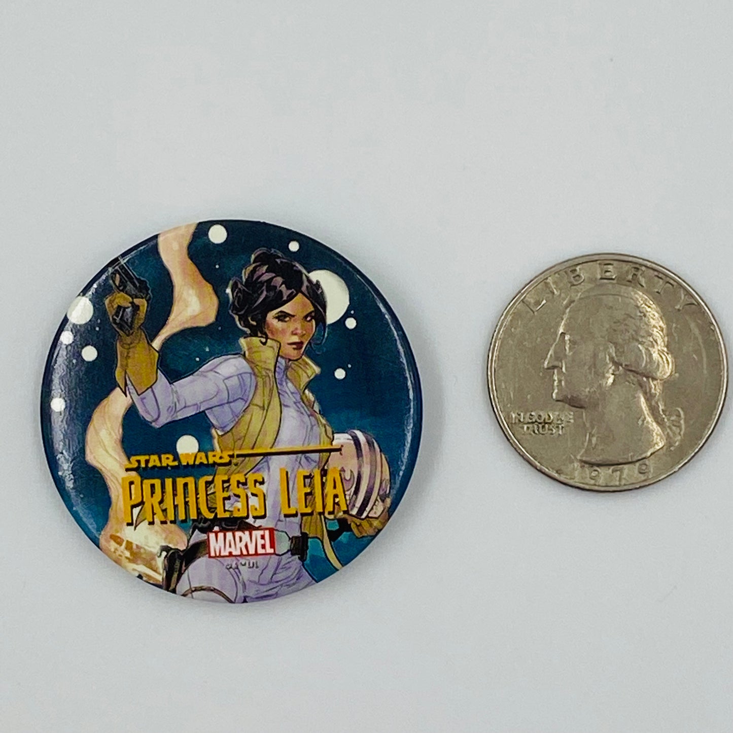 Star Wars Princess Leia by Terry Dodson promo pinback button