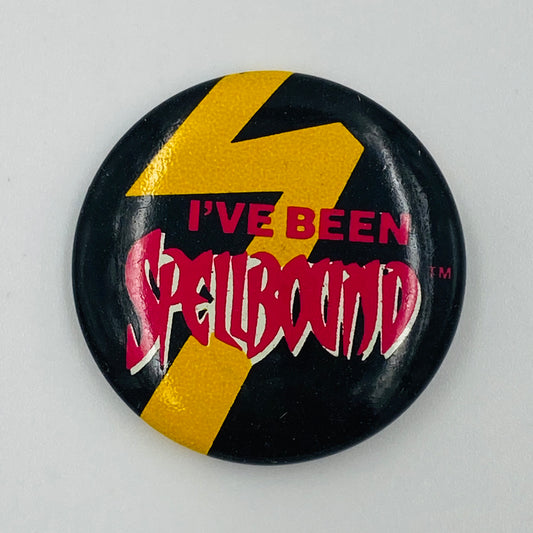 Spellbound promo pinback button (1987)