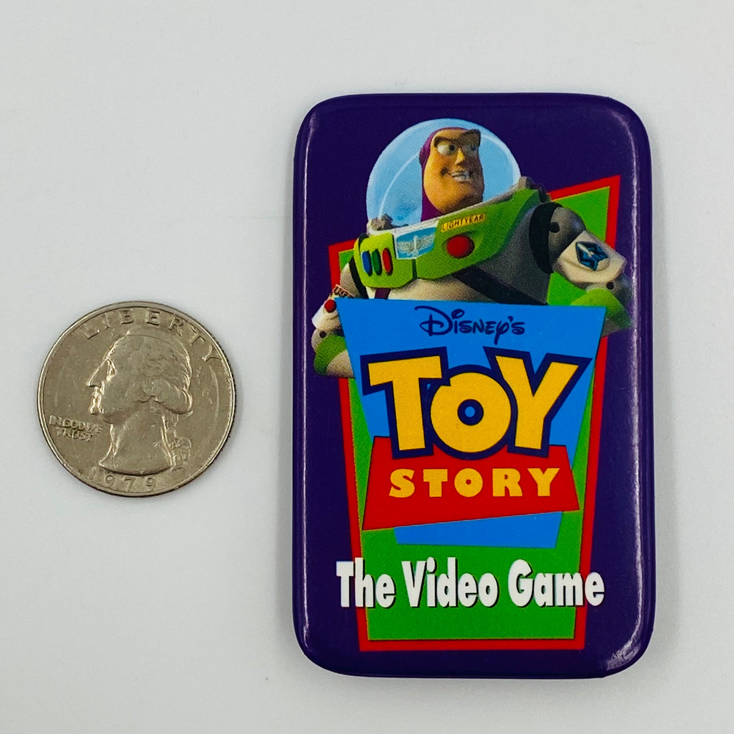 Toy Story The Video Game promo pinback button (mid-90's)