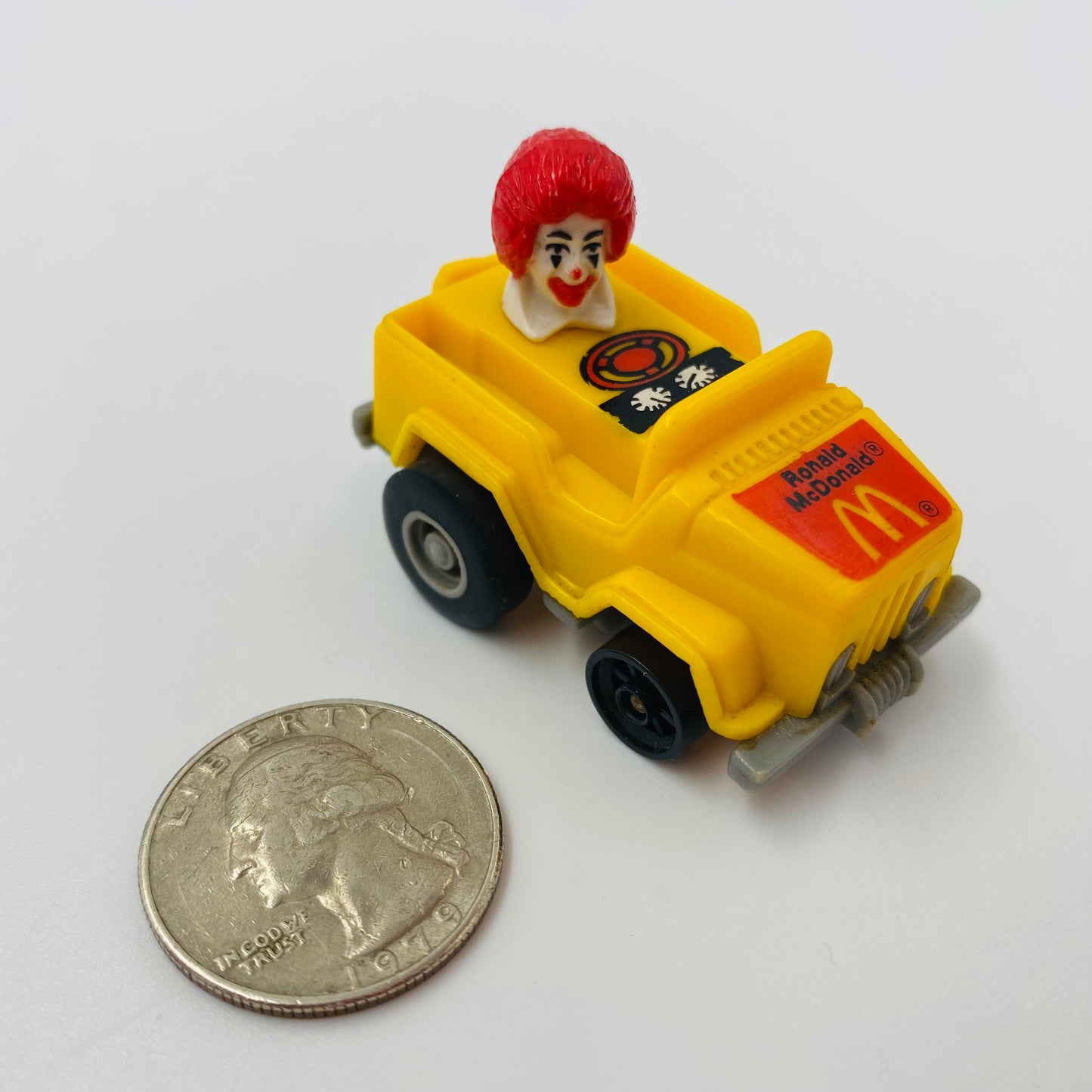 Fast Macs Ronald McDonald Runabout car McDonald's Happy Meal toy (1985) loose