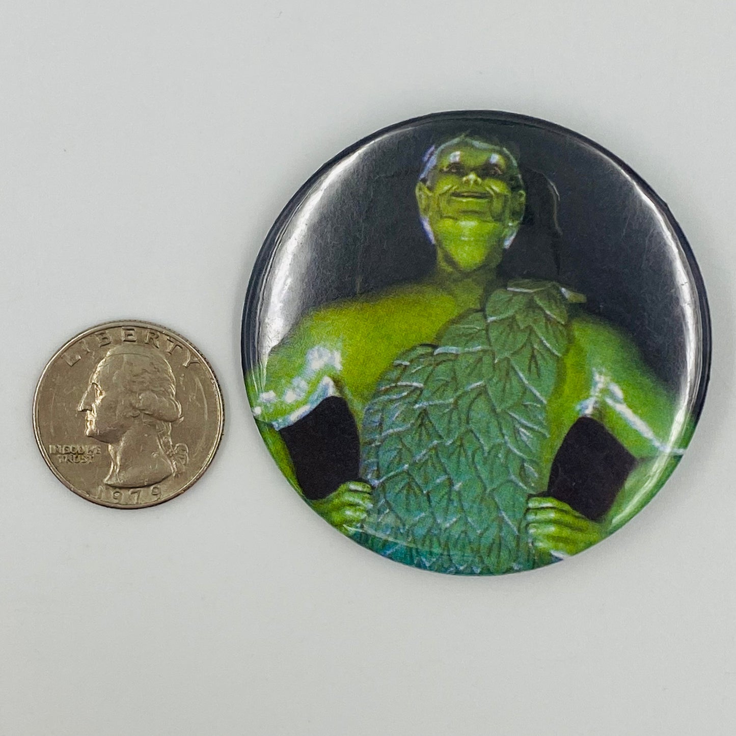 Green Giant pinback button