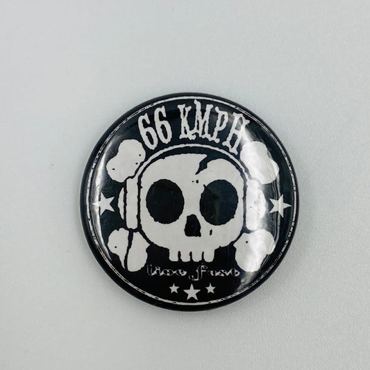 66 KMPH pinback button