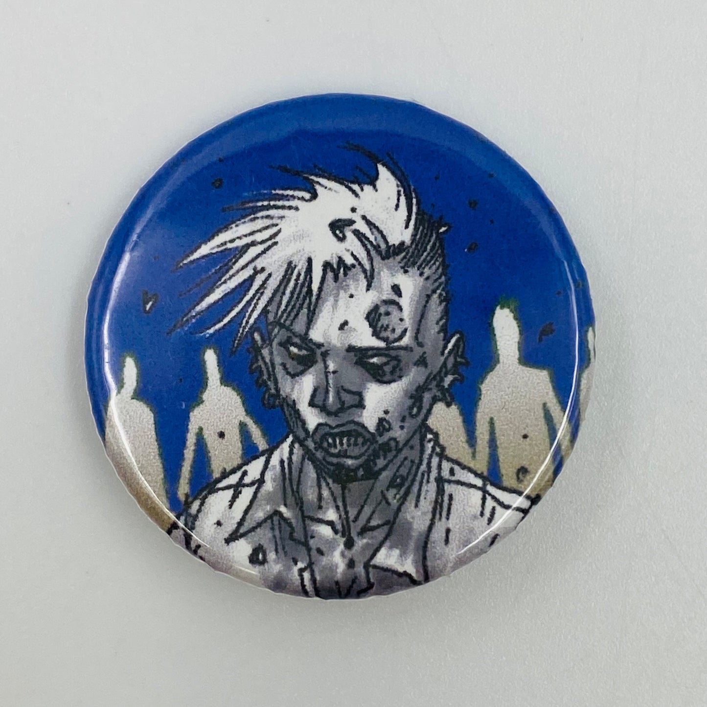 Zombie pinback button