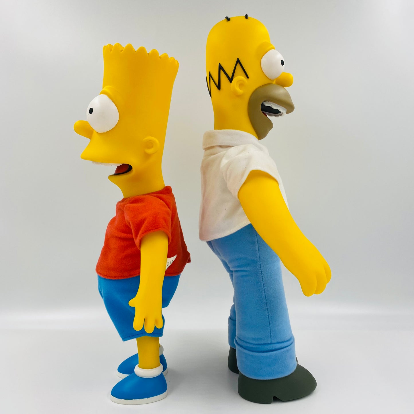 The Simpsons Homer & Bart loose talking dolls (2000) Playmates