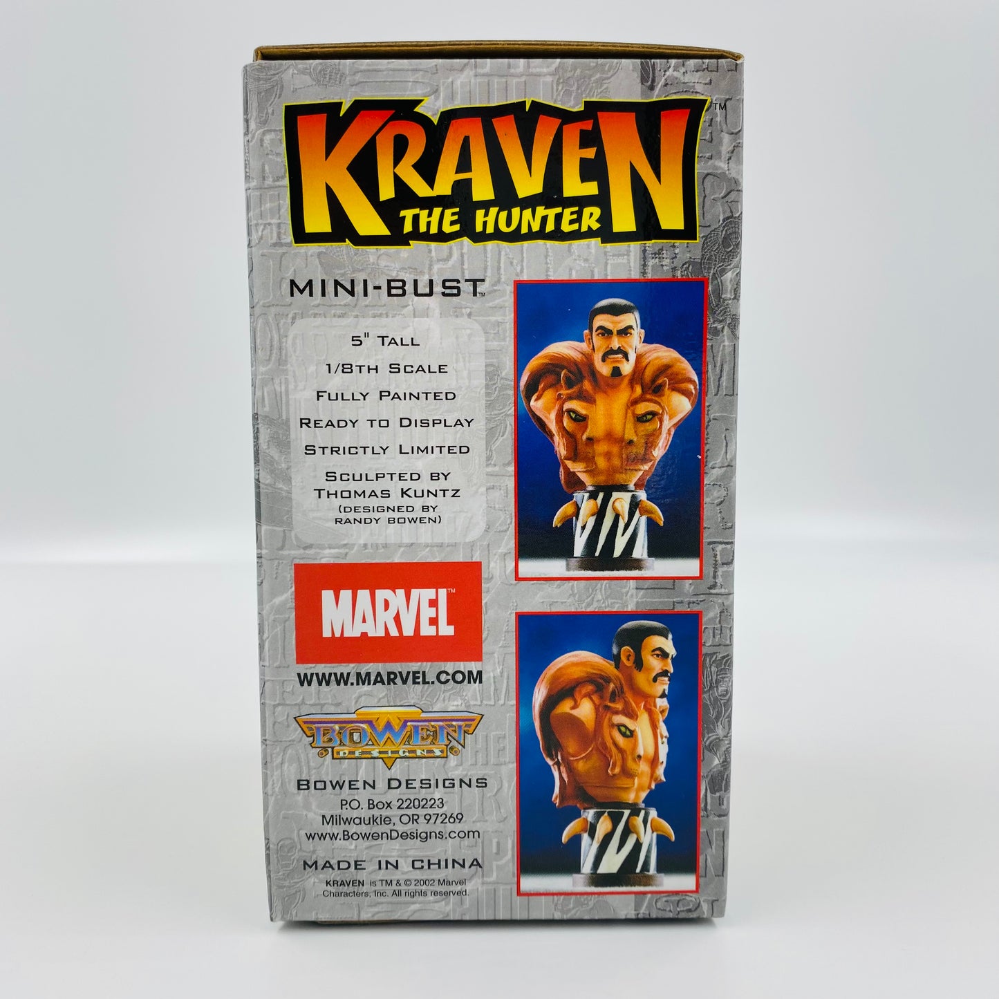 Kraven The Hunter Marvel mini-bust (2002) Bowen Designs