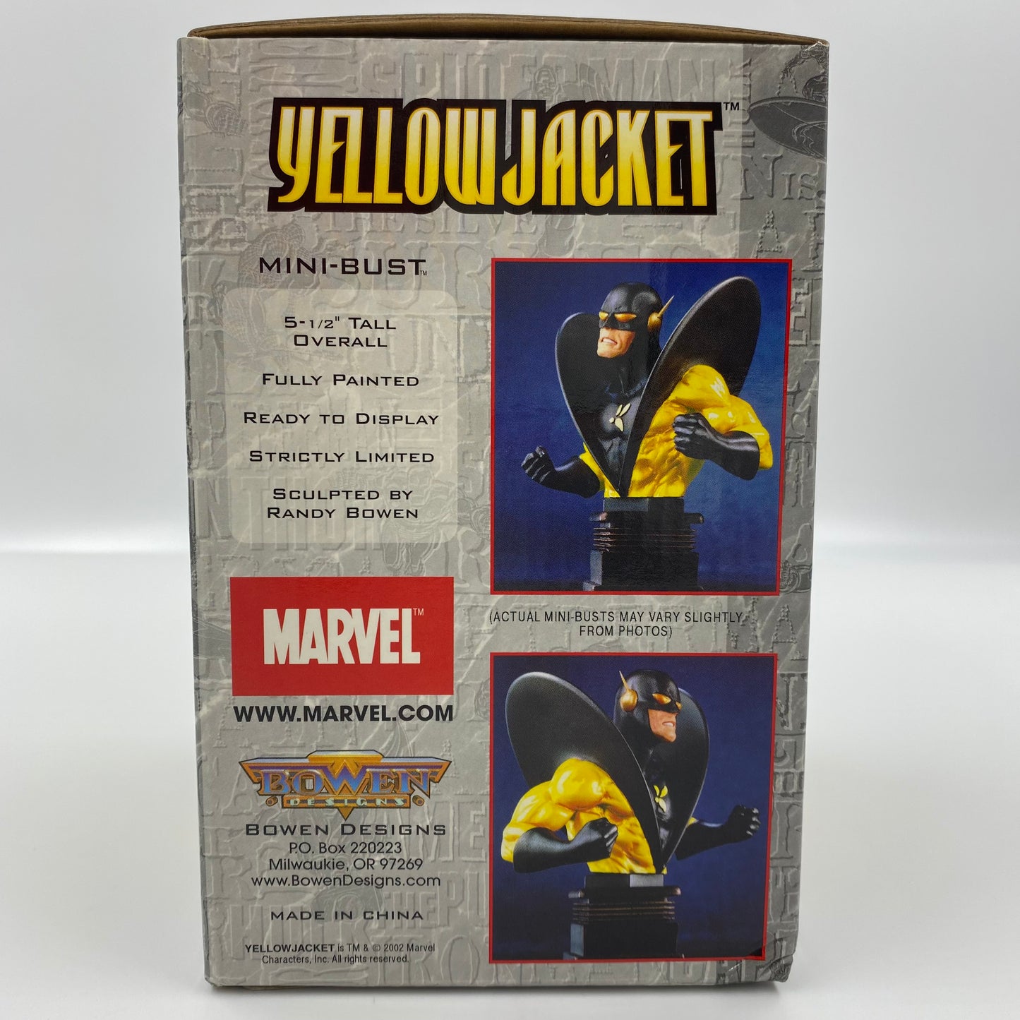 Yellow Jacket “classic edition” Marvel mini-bust (2002) Bowen Designs