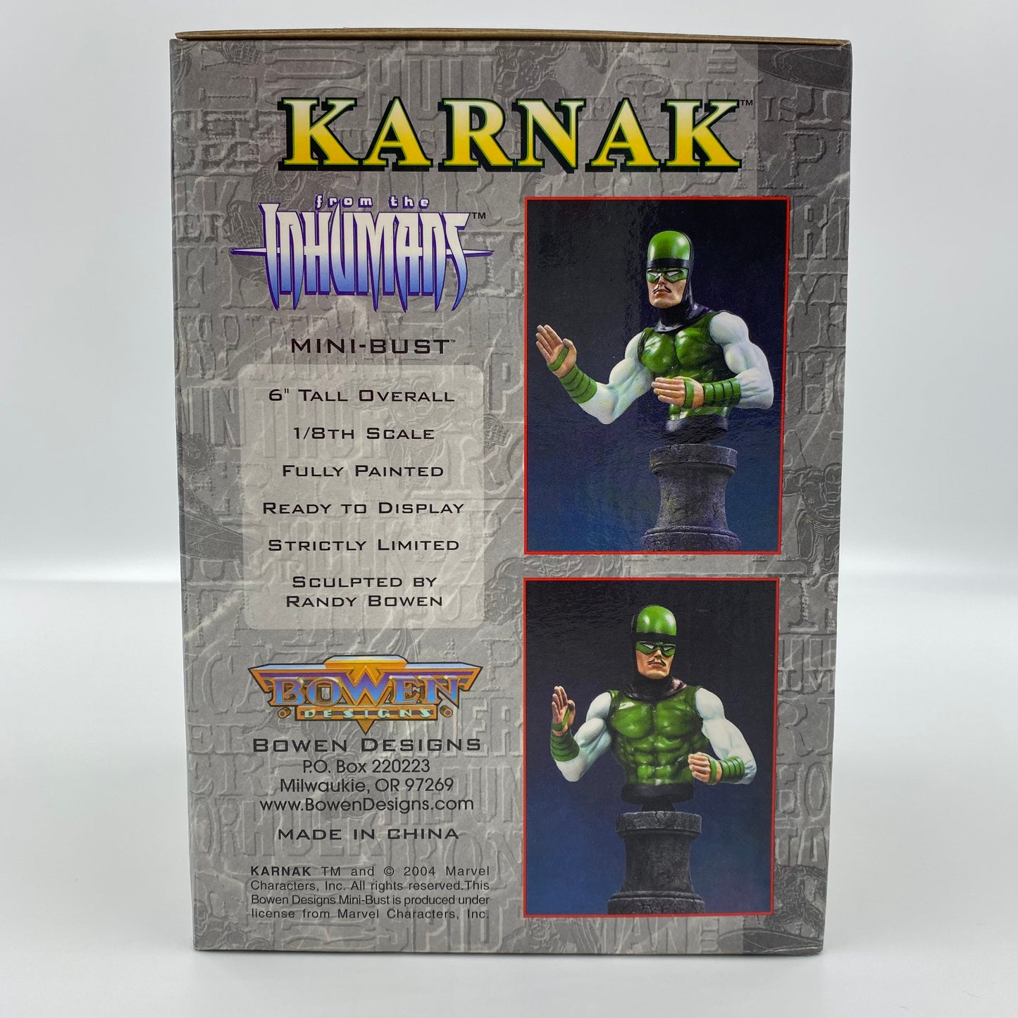 Karnak Marvel mini-bust (2004) Bowen Designs