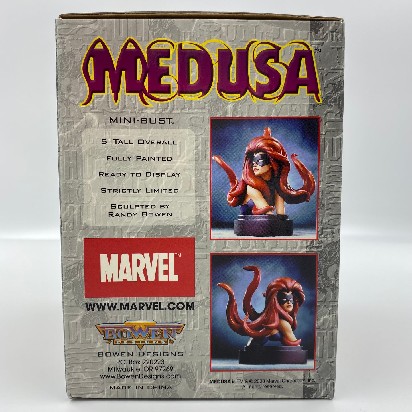 Medusa Marvel mini-bust (2003) Bowen Designs