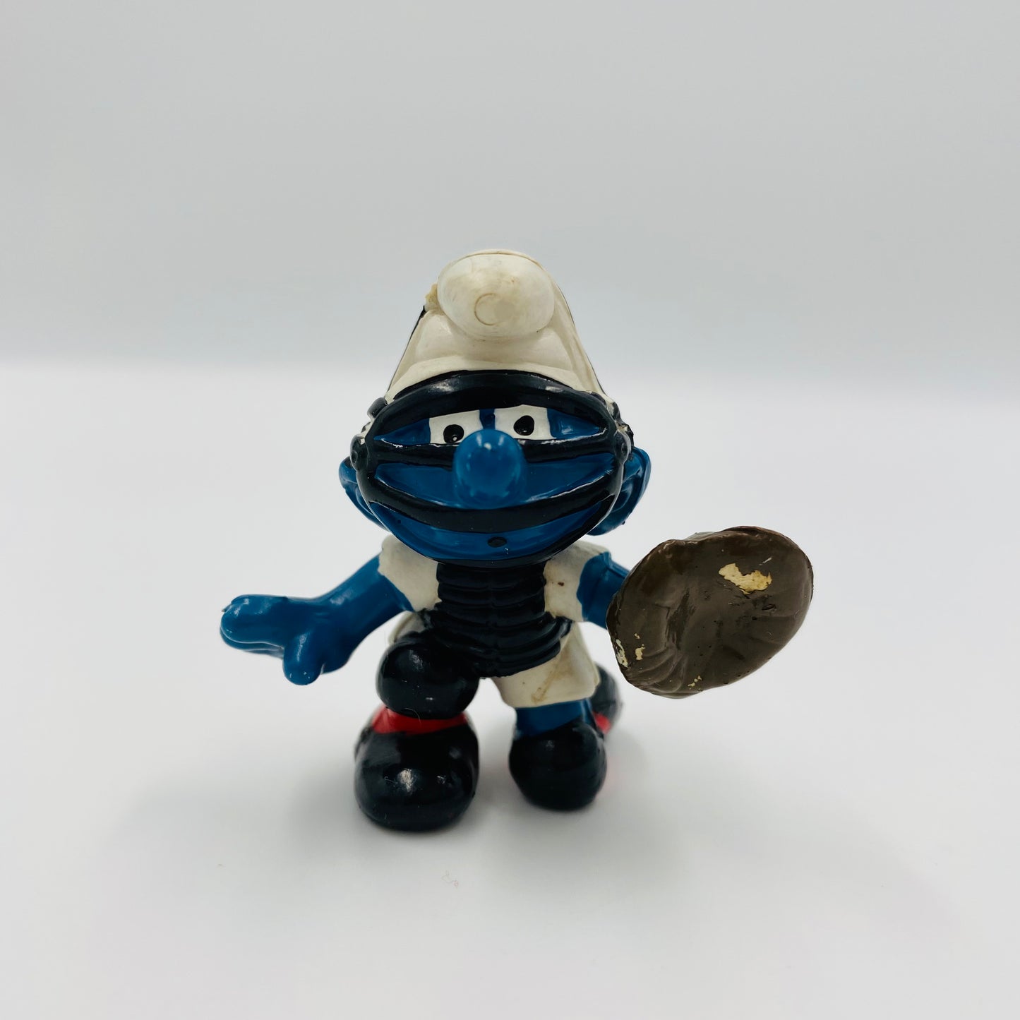 Smurfs: Baseball Catcher Smurf 20146a (1981) Schleich