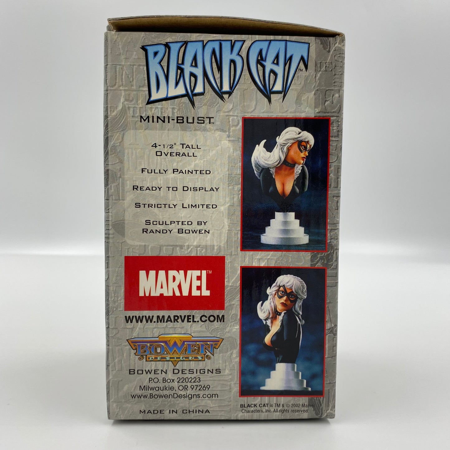 Black Cat Marvel mini-bust (2002) Bowen Designs