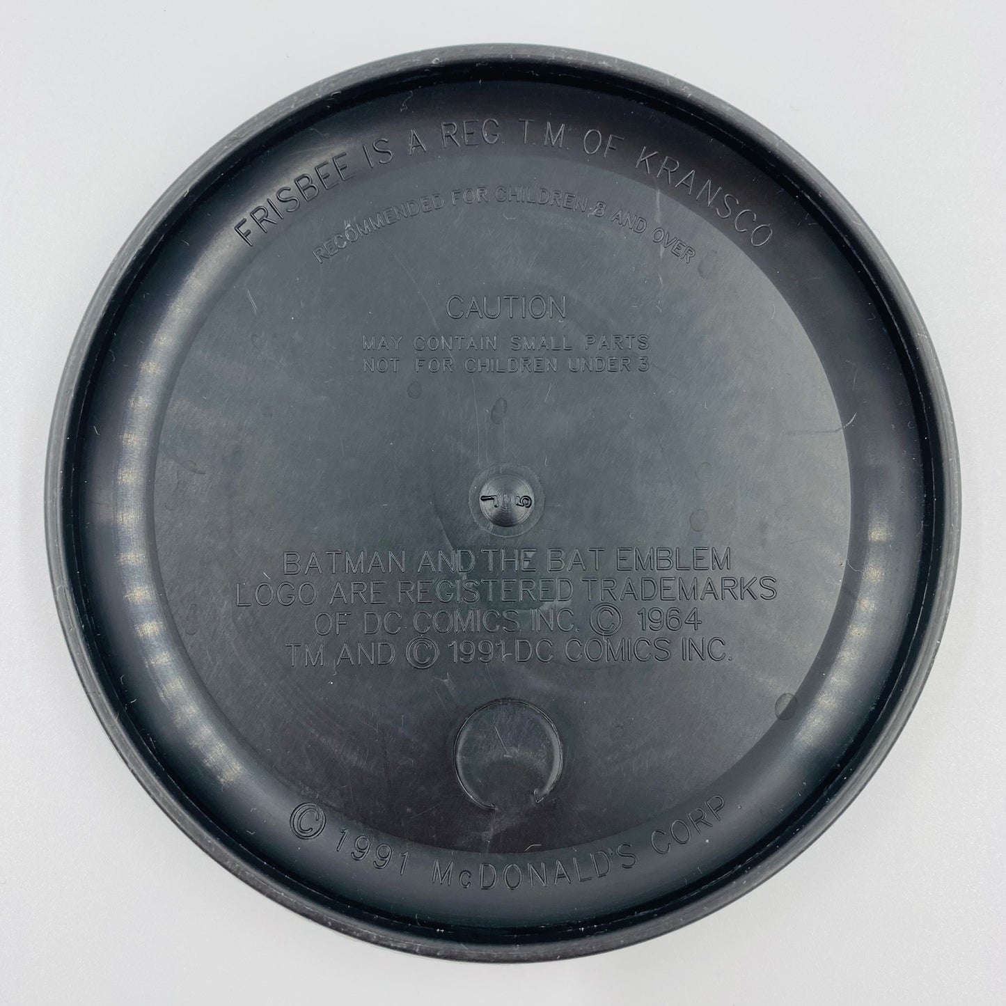 Batman Returns Frisbee Batdisc-black (1992) McDonald's