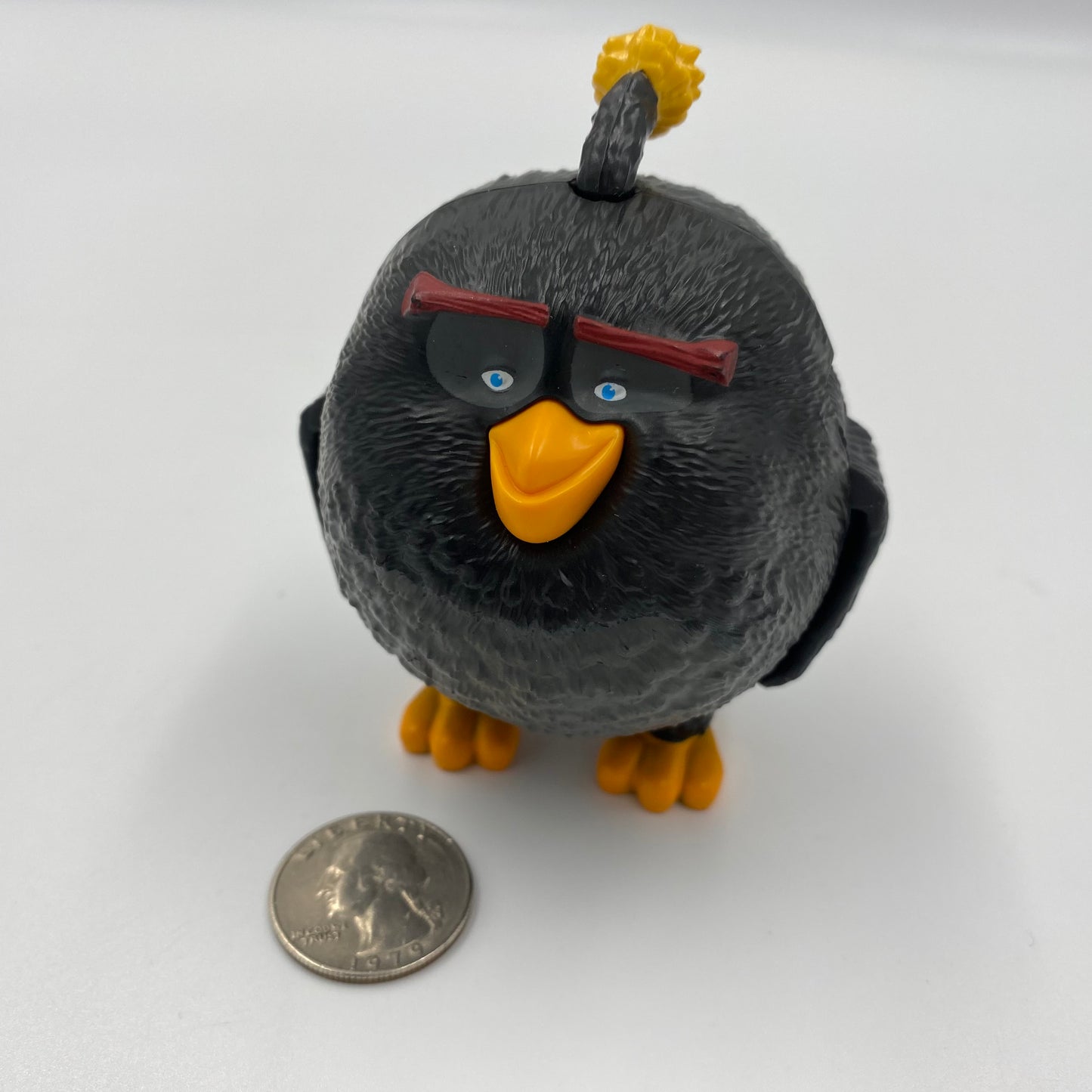 The Angry Birds Movie Bomb figure McDonald's Happy Meal toy (2016) loose