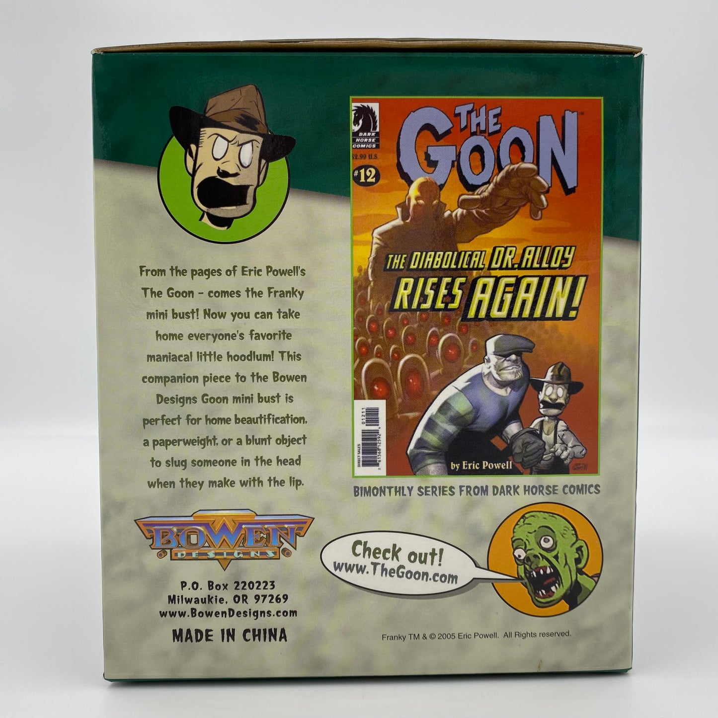 The Goon Franky mini-bust (2005) Bowen Designs