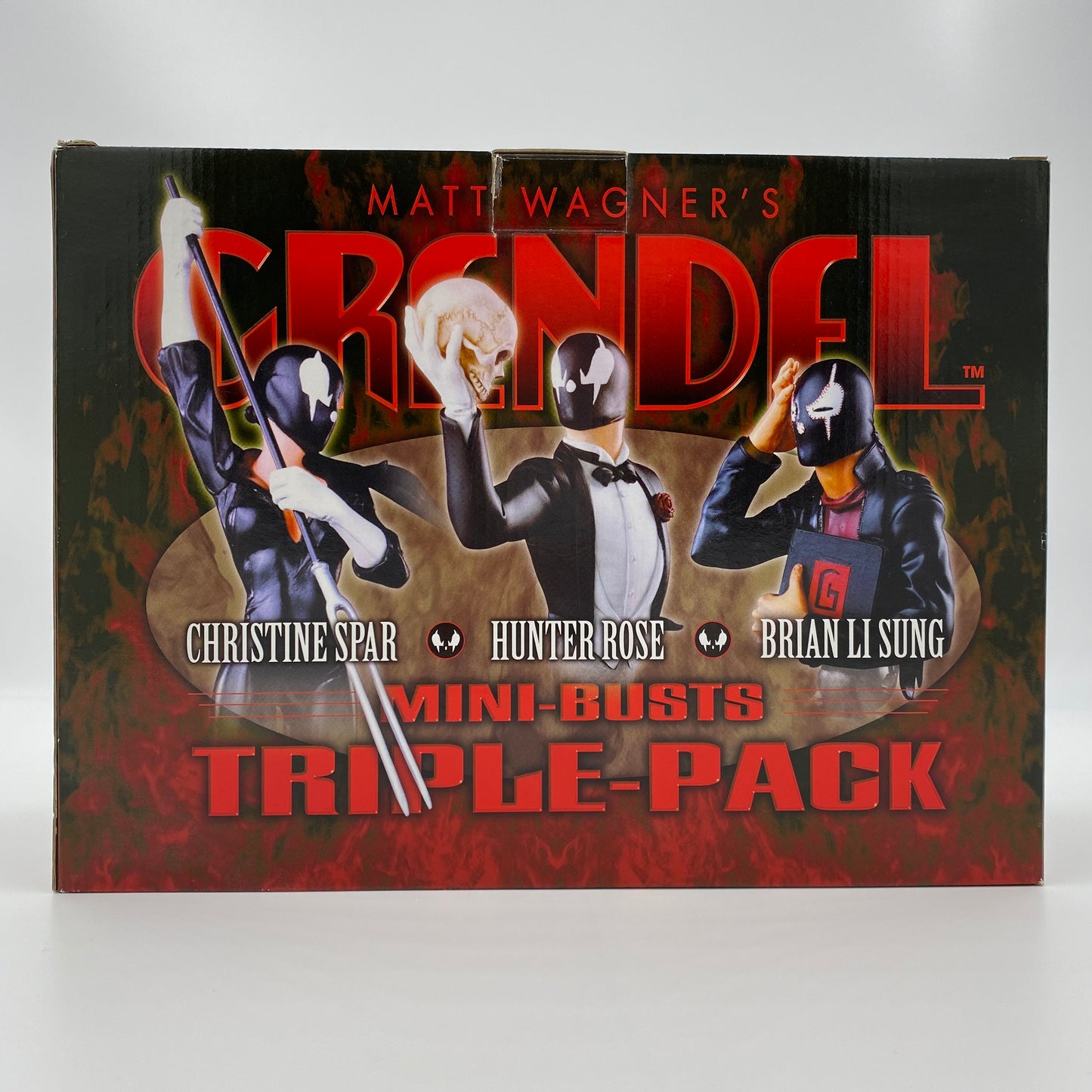 Grendel mini-busts triple-pack (2003) Bowen Designs