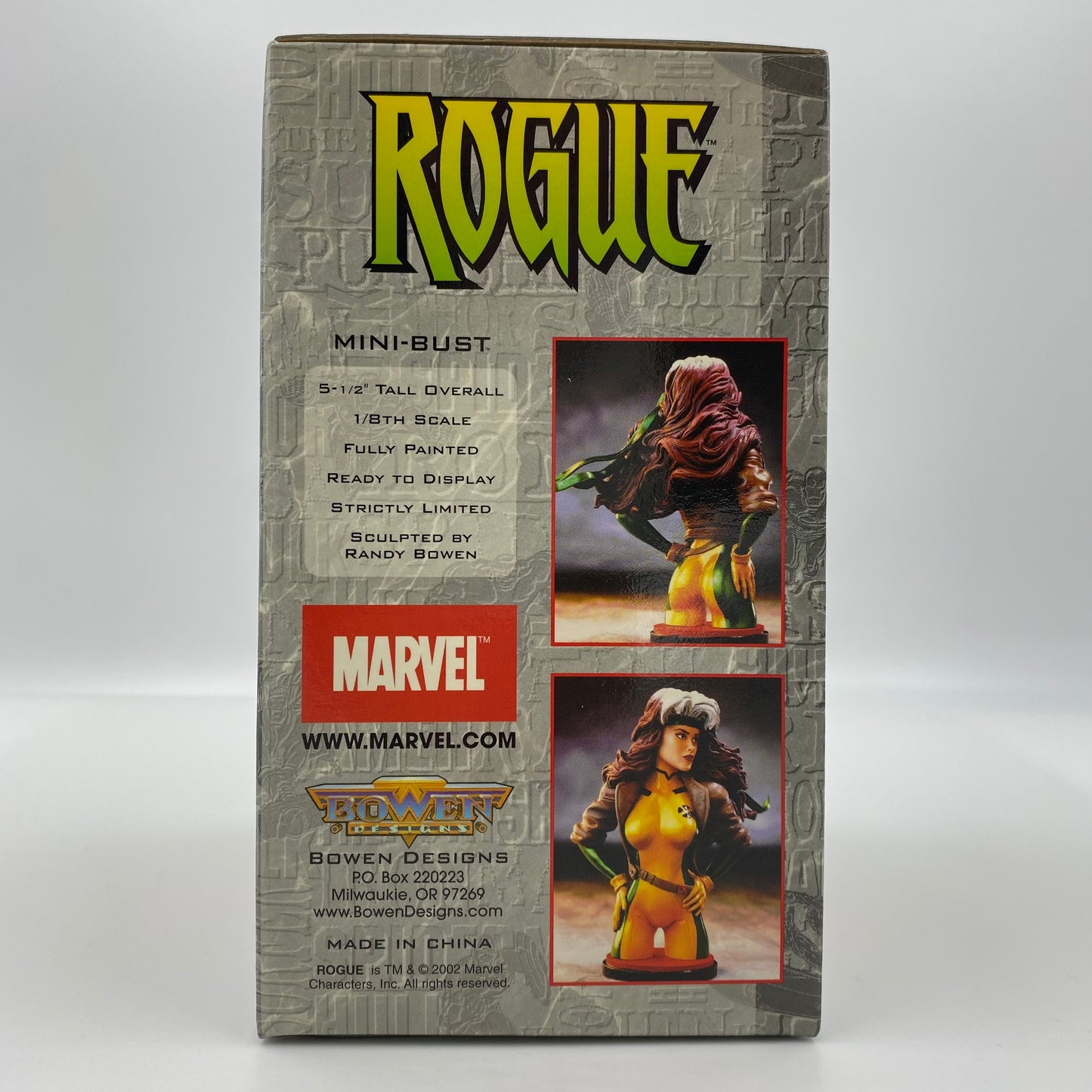 Rogue Marvel mini-bust (2002) Bowen Designs