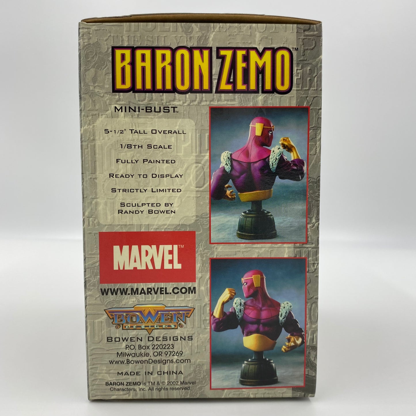 Baron Zemo Marvel mini-bust (2002) Bowen Designs