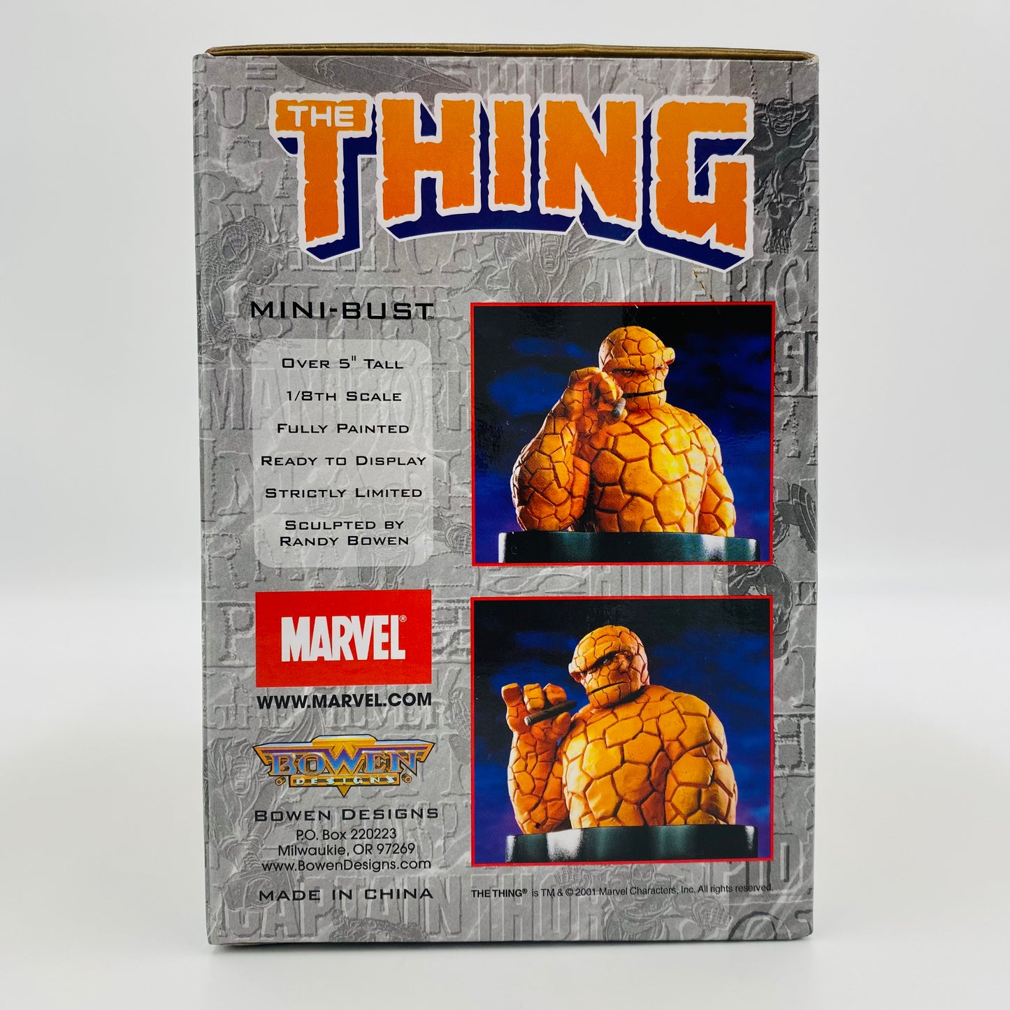 The Thing Marvel mini-bust (2001) Bowen Designs