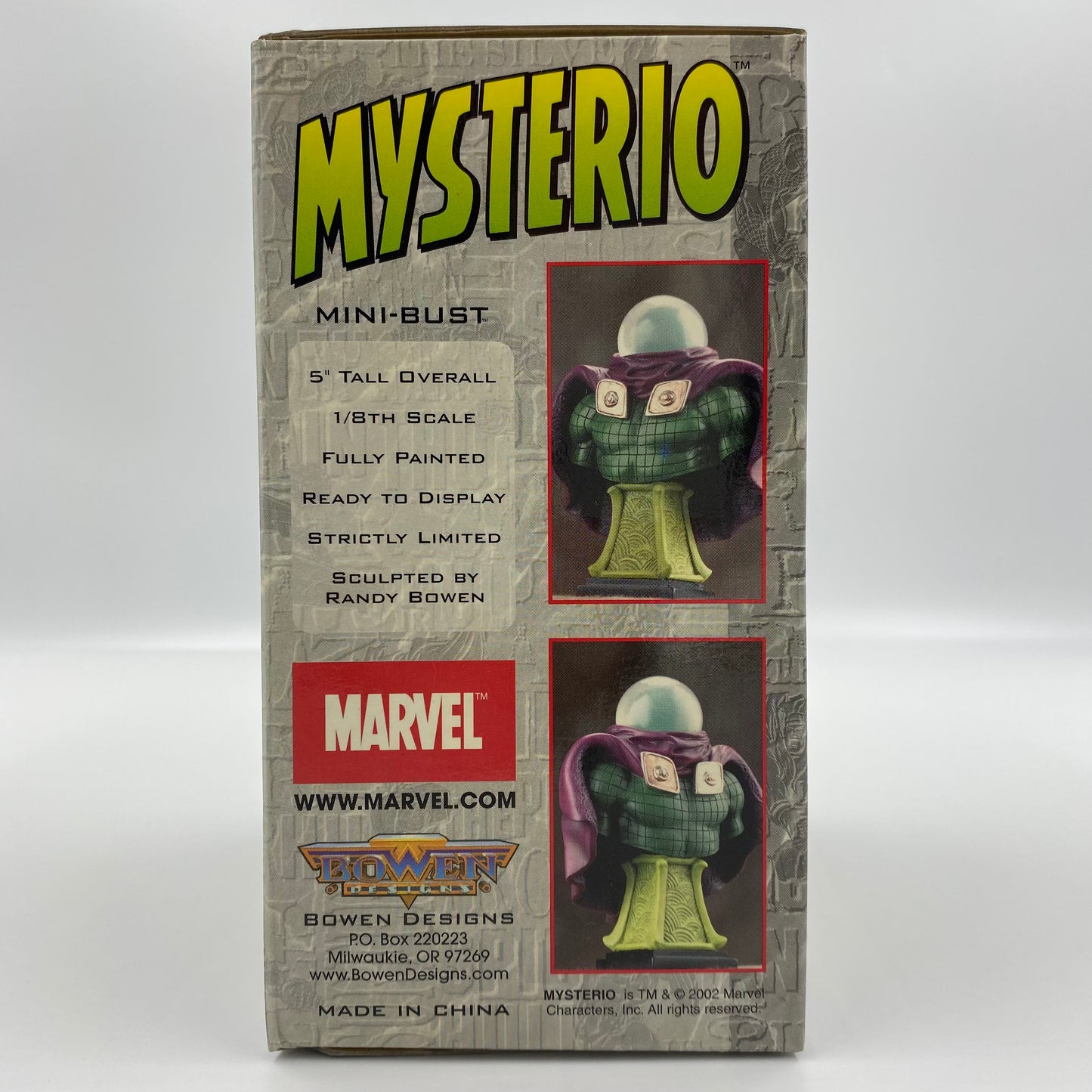 Mysterio Marvel mini-bust (2002) Bowen Designs