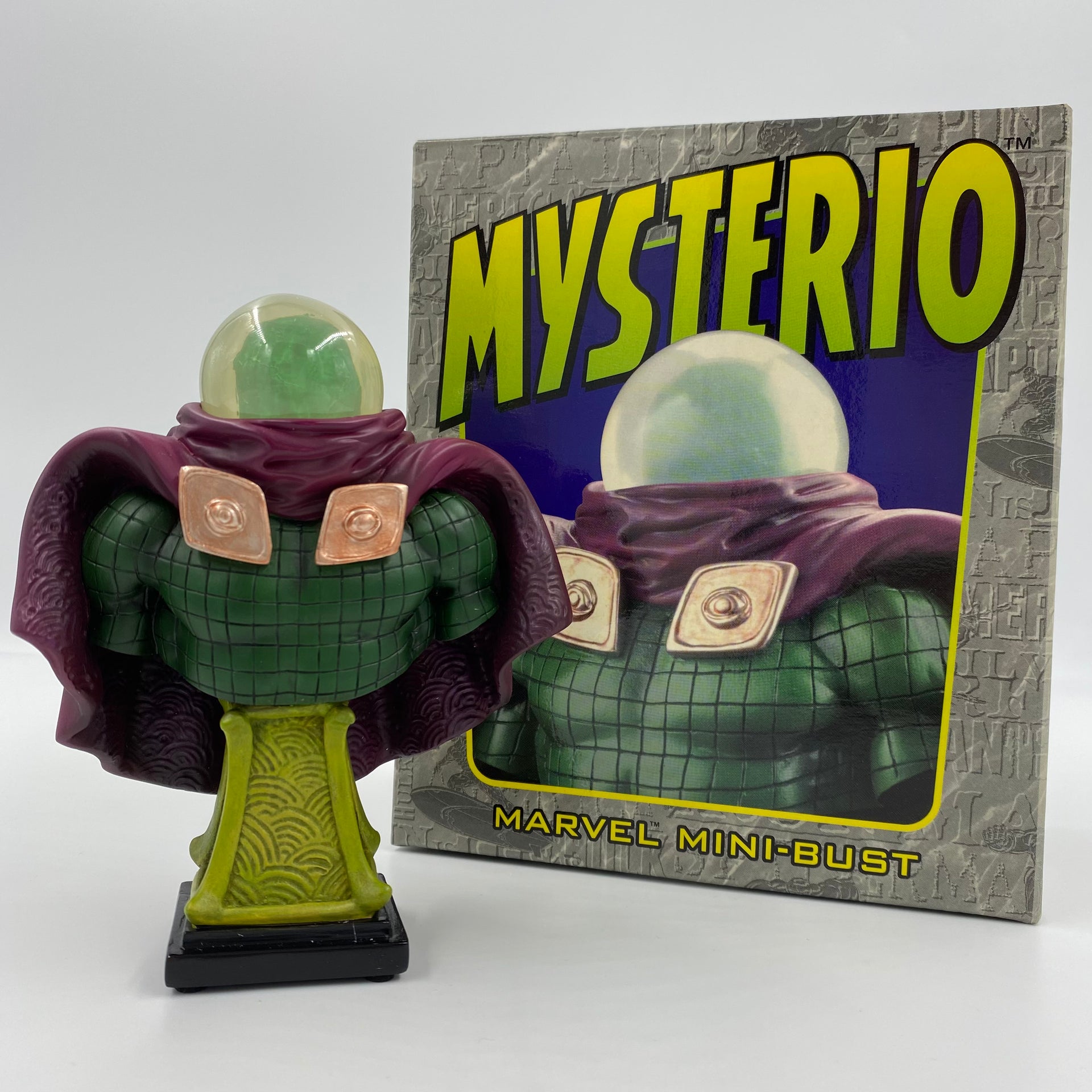 ミステリオ マーベルミニバスト Bowen Designs 未使用 Mysterio Marvel mini-bust (2002) Bowen Designs – Mom and Pop