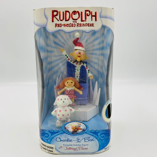 Rudolph the Red-Nosed Reindeer Charlie in the Box boxed figure w/talking base (2007) Round 2