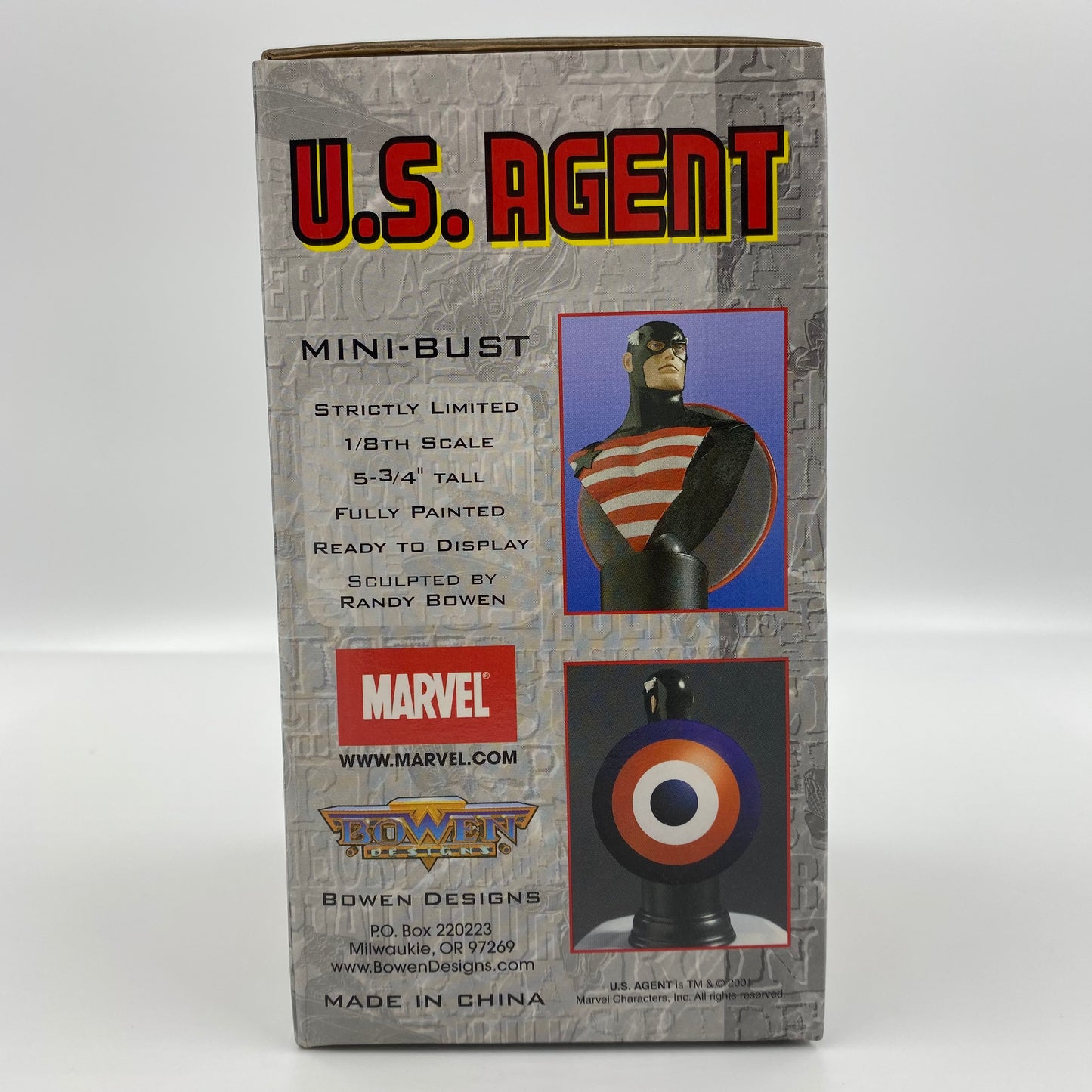 U.S.Agent Marvel mini-bust (2001) Bowen Designs