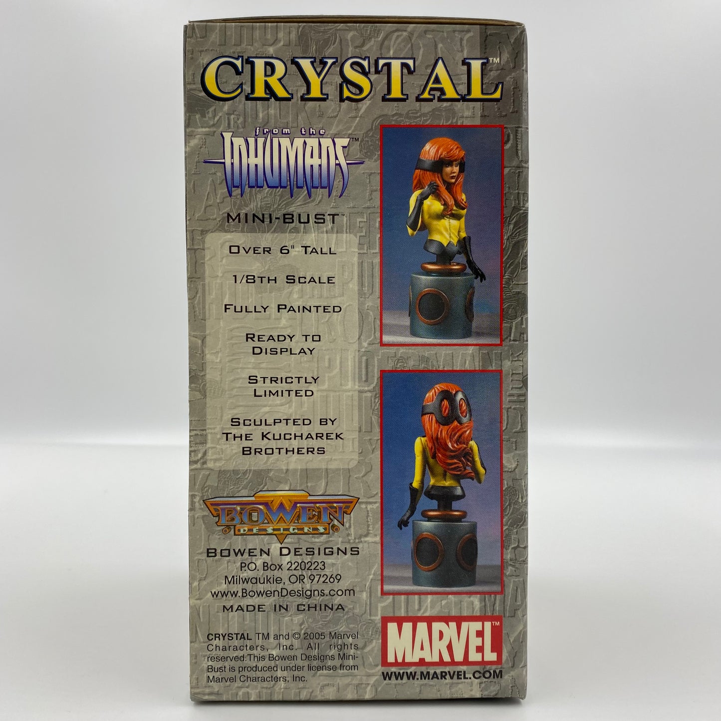 Crystal Marvel mini-bust (2005) Bowen Designs