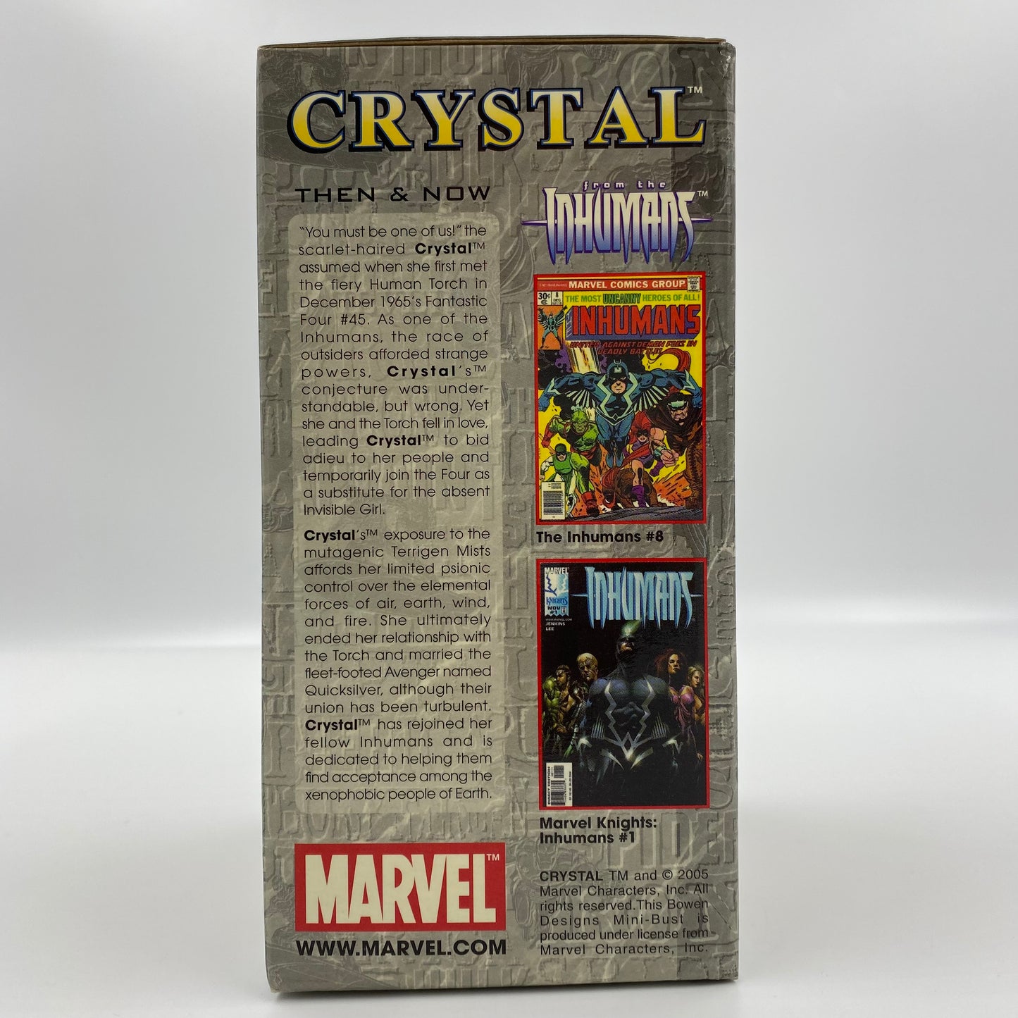 Crystal Marvel mini-bust (2005) Bowen Designs