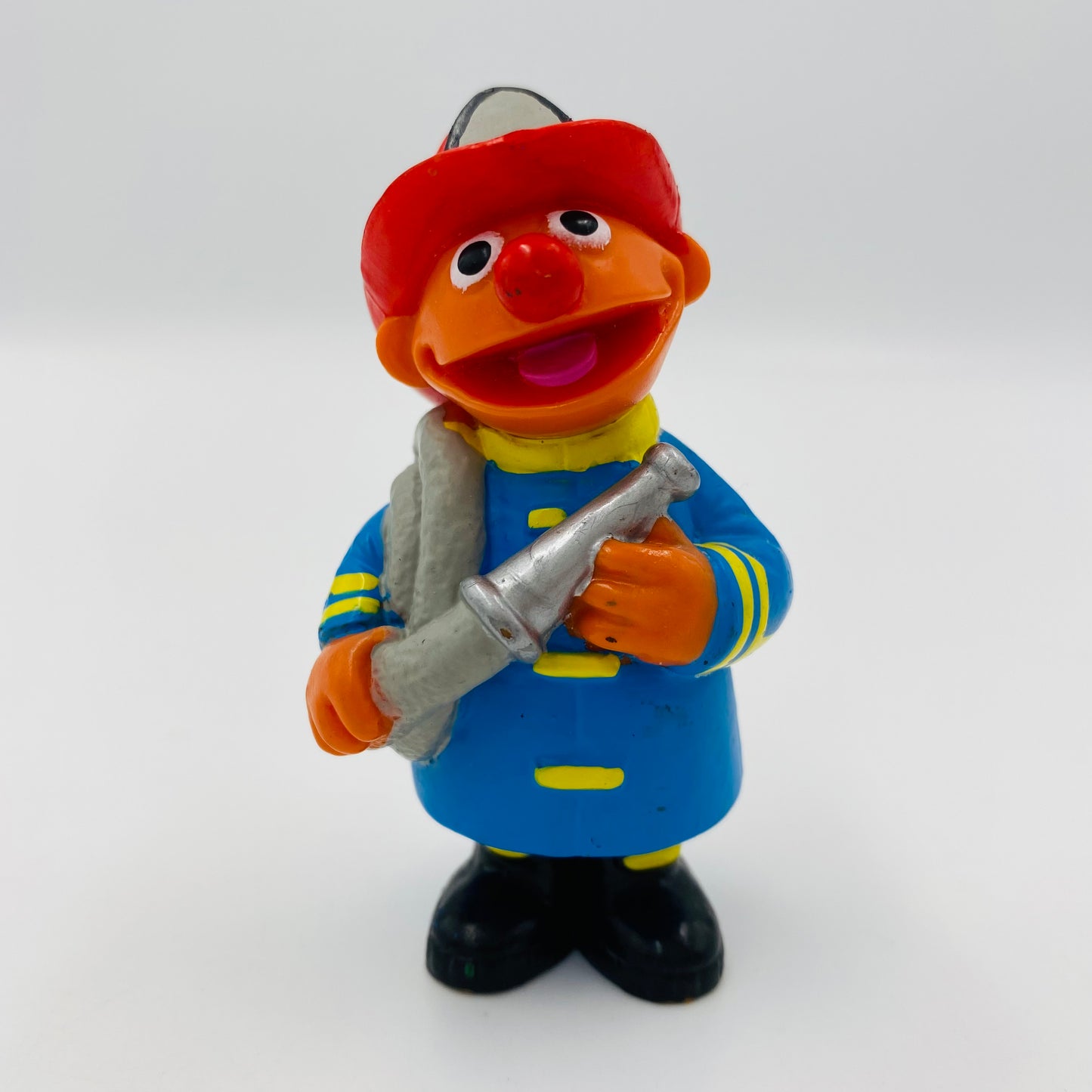 Sesame Street: Ernie firefighter loose figurine (1988) Applause