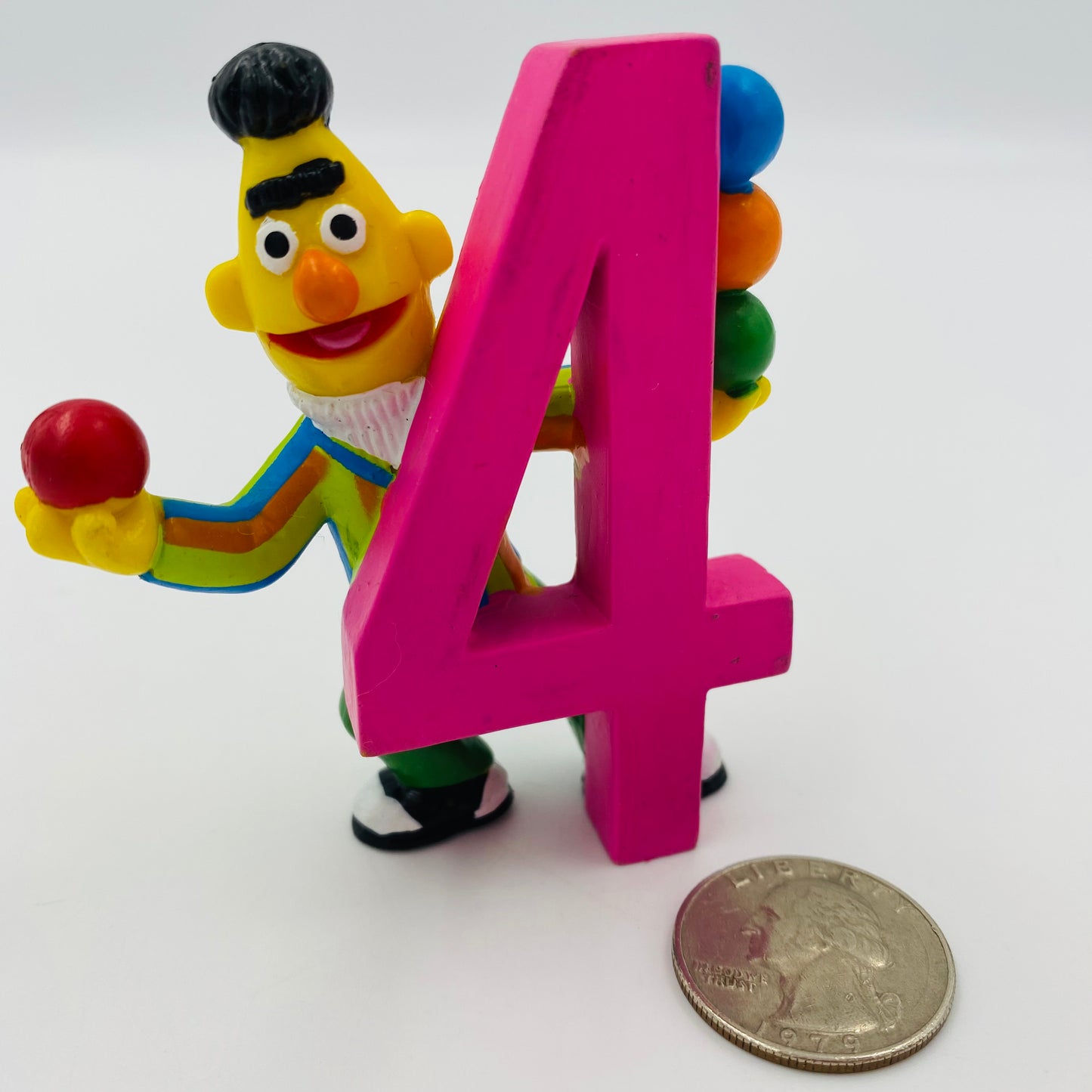 Sesame Street: Number 4 Bert loose figurine Applause