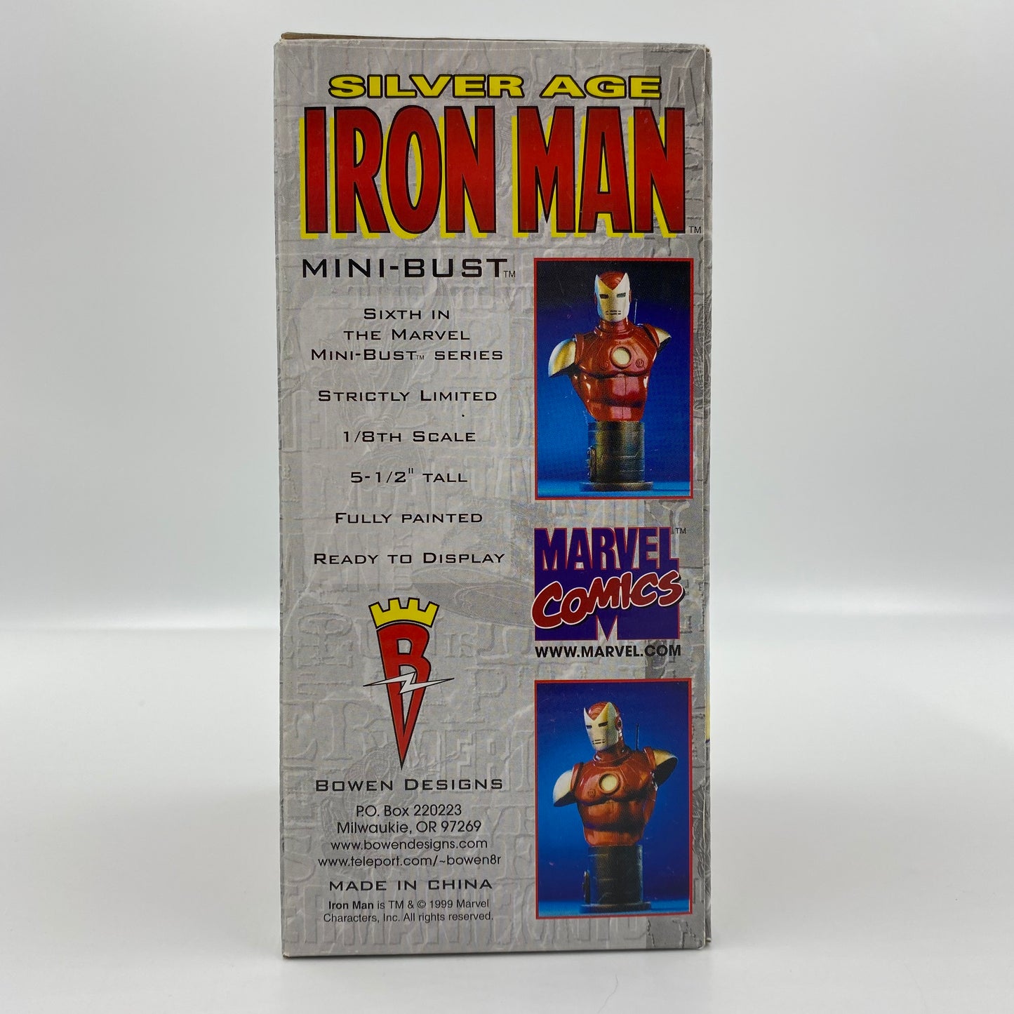 Iron Man “Silver Age” Marvel mini-bust (1999) Bowen Designs