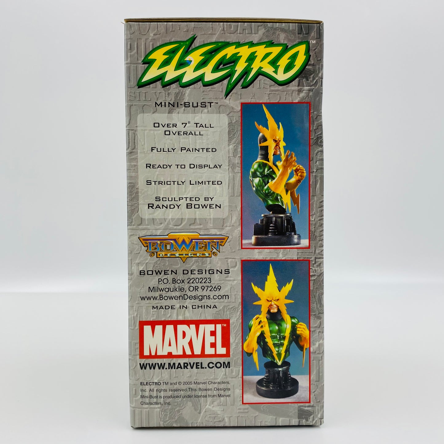 Electro Marvel mini-bust (2005) Bowen Designs