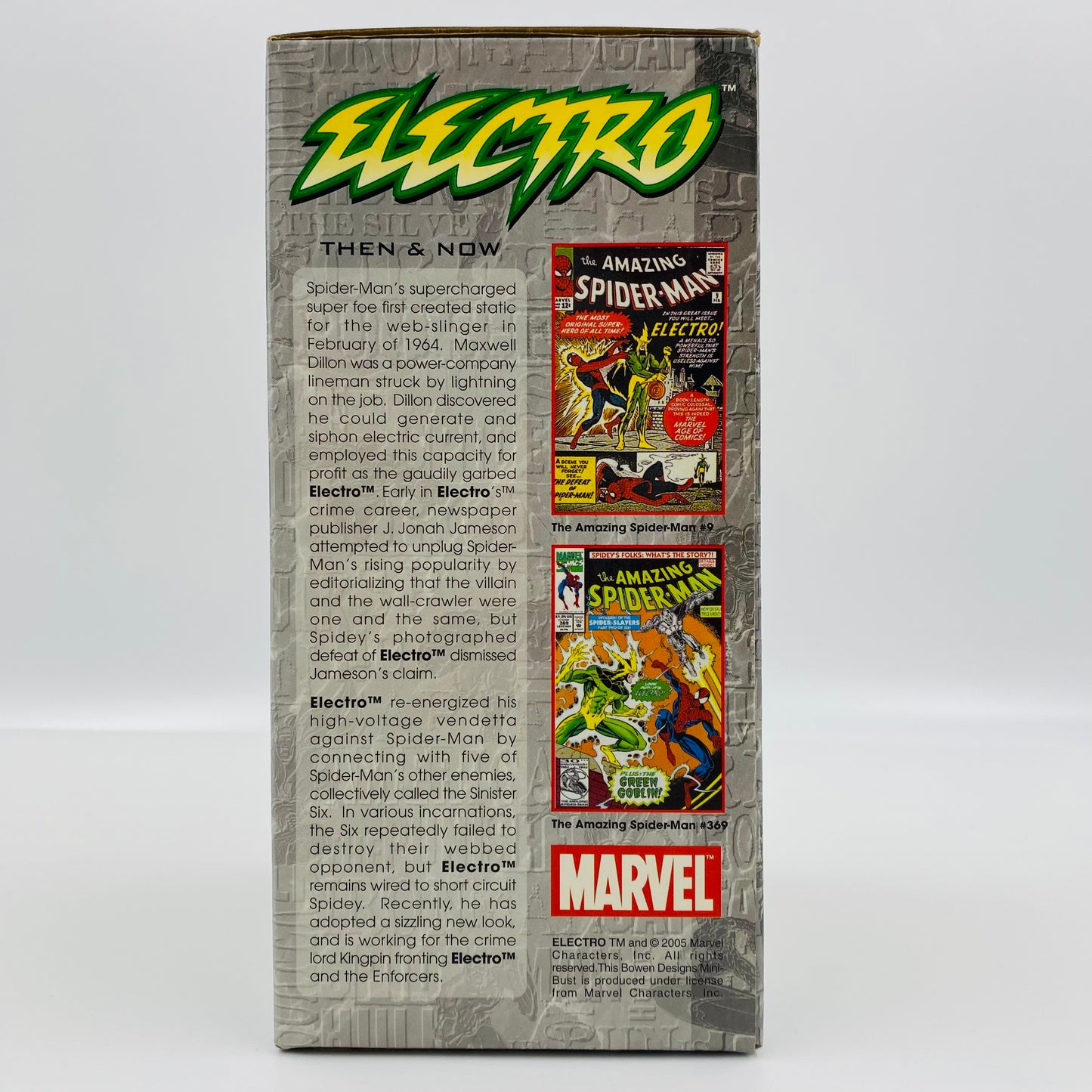 Electro Marvel mini-bust (2005) Bowen Designs